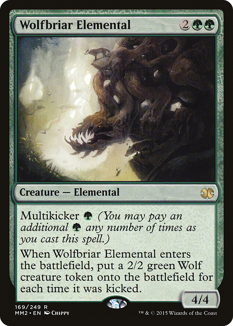 Wolfbriar Elemental (MM2-169) - Modern Masters 2015 Foil