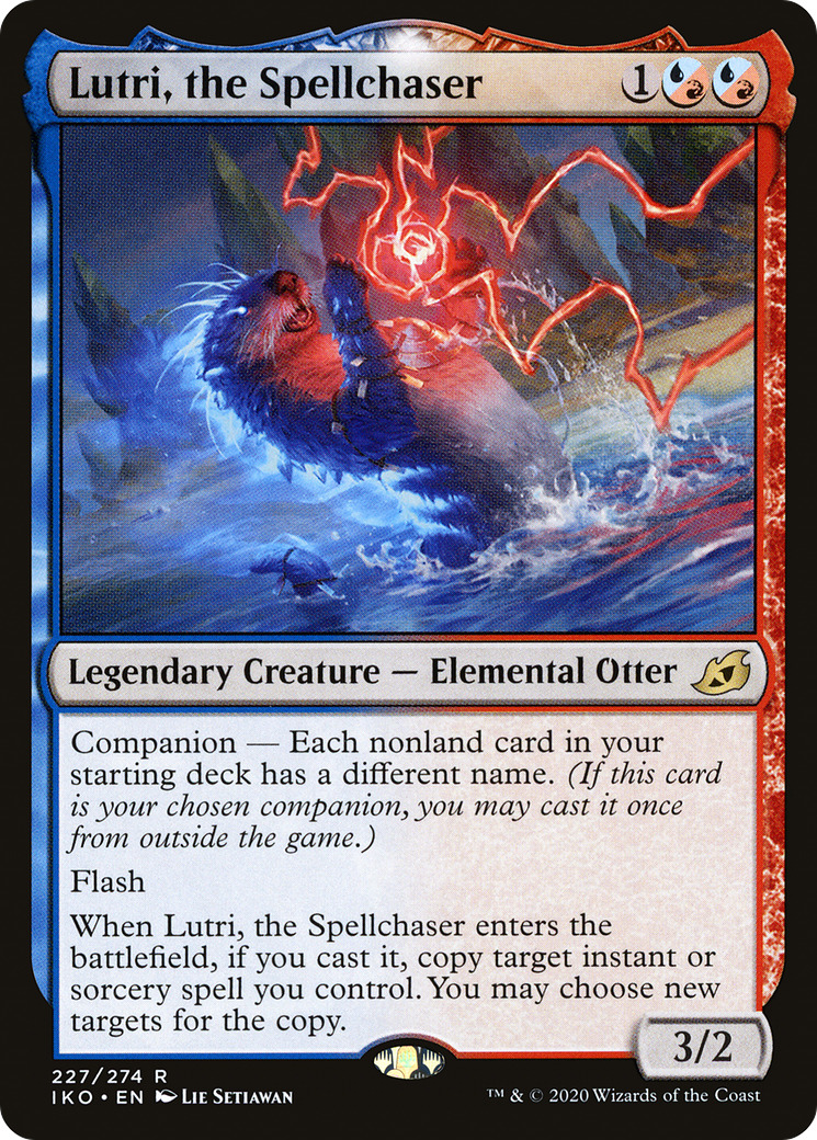 Lutri, the Spellchaser (IKO-227)  - Ikoria: Lair of Behemoths: (companion)