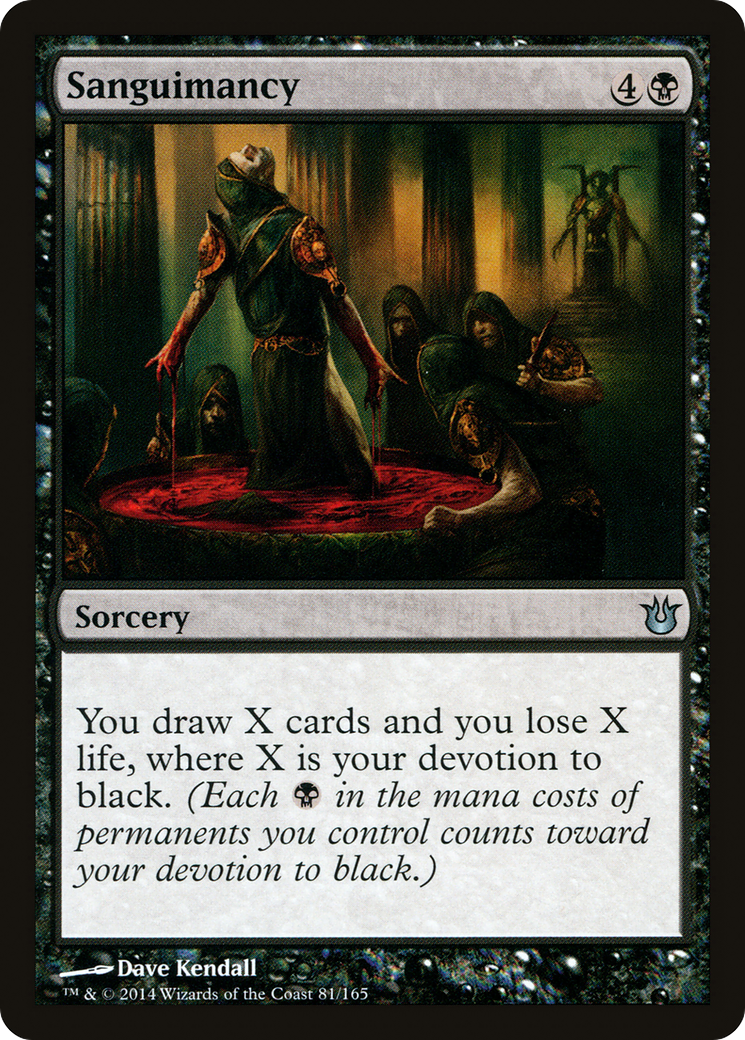 Sanguimancy (BNG-081)  - Born of the Gods