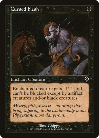 Cursed Flesh (INV-098)  Foil - Invasion