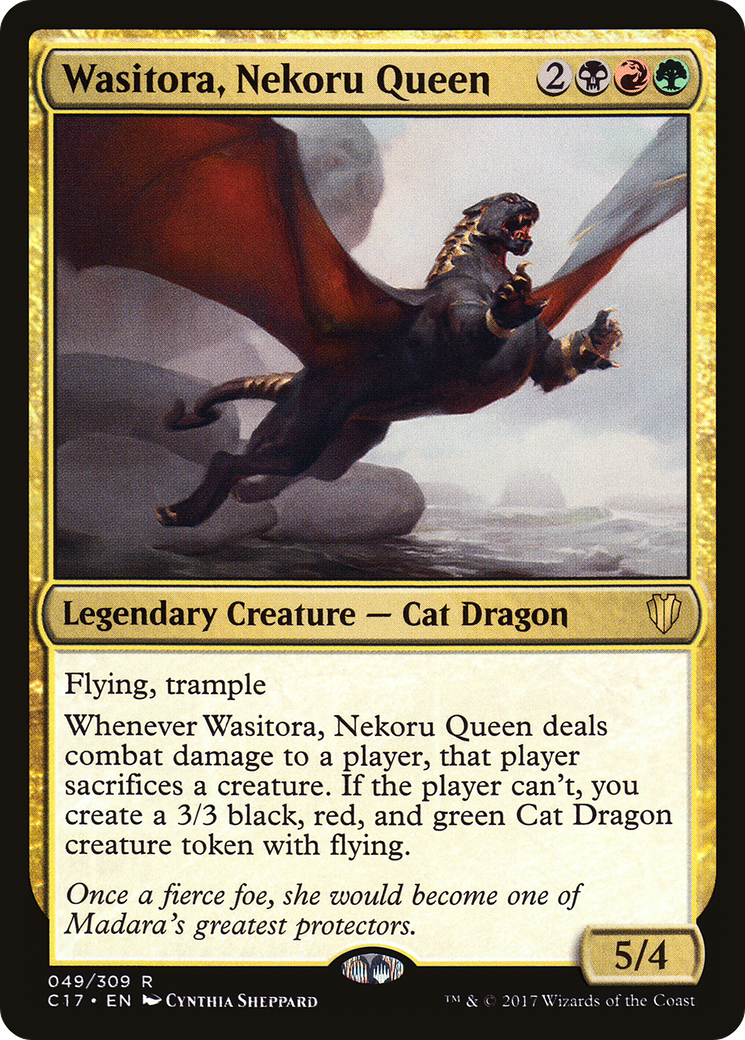 Wasitora, Nekoru Queen (C17-049)  - Commander 2017
