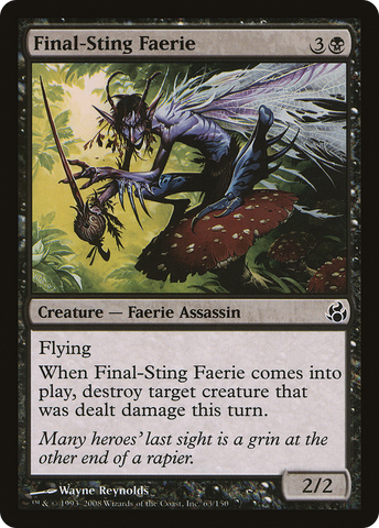 Final-Sting Faerie (MOR-063)  Foil - Morningtide