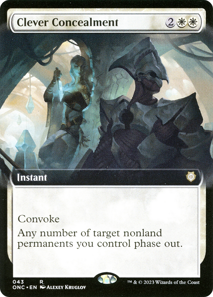 Clever Concealment (Extended Art) (ONC-043)  - Phyrexia: All Will Be One Commander: (Extended Art)