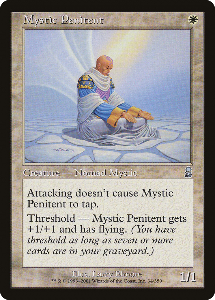Mystic Penitent (ODY-034)  Foil - Odyssey