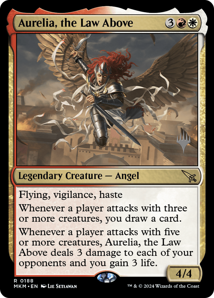 Aurelia, the Law Above (PPMKM-188)  Foil - Murders at Karlov Manor Promos