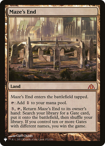 Maze's End (LIST-152/156)  - The List