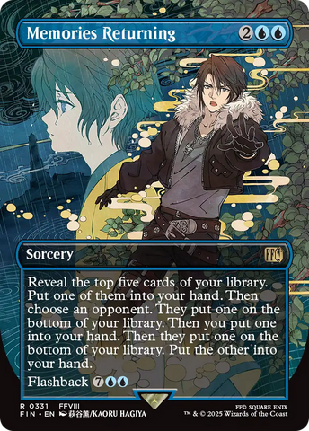 Memories Returning (Borderless) (FIN-331)  Foil - FINAL FANTASY