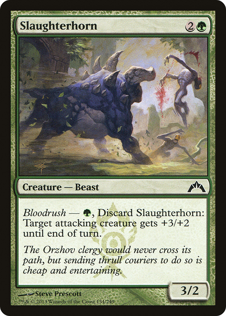 Slaughterhorn (GTC-134)  - Gatecrash