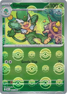 Simisage (005/086) (Poke Ball Pattern) [Scarlet & Violet: Black Bolt]