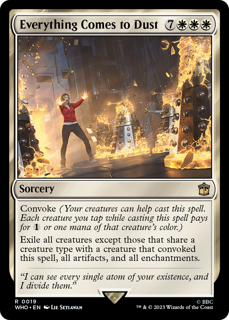 Everything Comes to Dust (WHO-019)  Foil - Doctor Who
