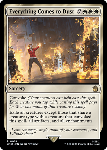 Everything Comes to Dust (WHO-019)  Foil - Doctor Who