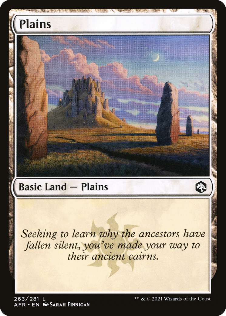 Plains (263) (AFR-263)  - Adventures in the Forgotten Realms