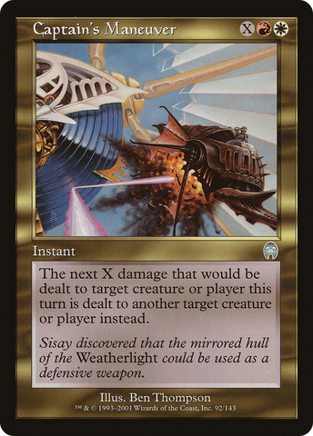 Captain's Maneuver (APC-092)  Foil - Apocalypse