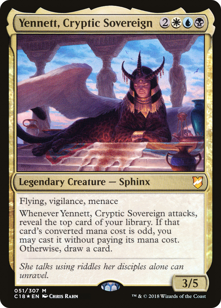 Yennett, Cryptic Sovereign (C18-051)  Foil - Commander 2018