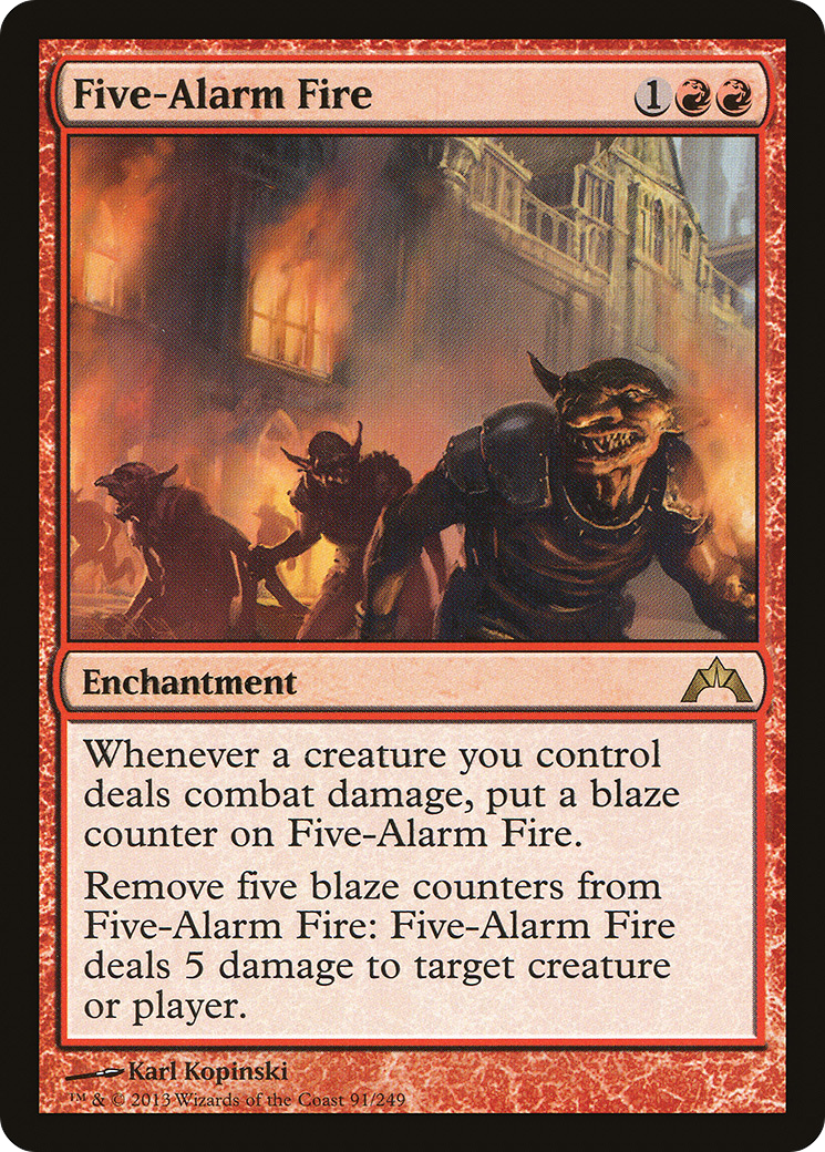 Five-Alarm Fire (GTC-091)  Foil - Gatecrash