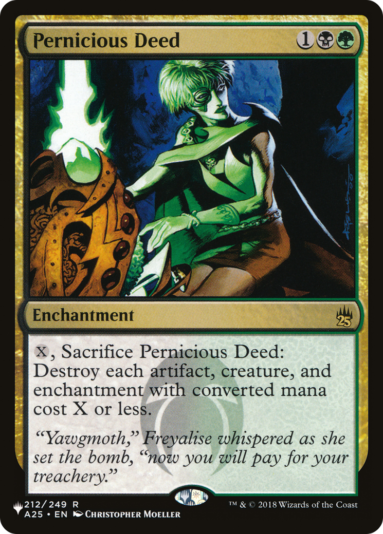 Pernicious Deed (LIST-212/249)  - The List