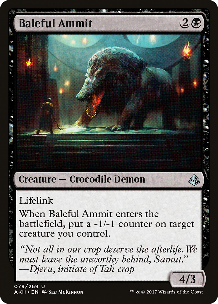 Baleful Ammit (AKH-079)  Foil - Amonkhet