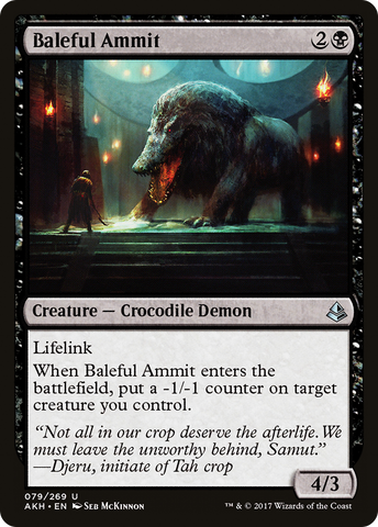 Baleful Ammit (AKH-079)  Foil - Amonkhet