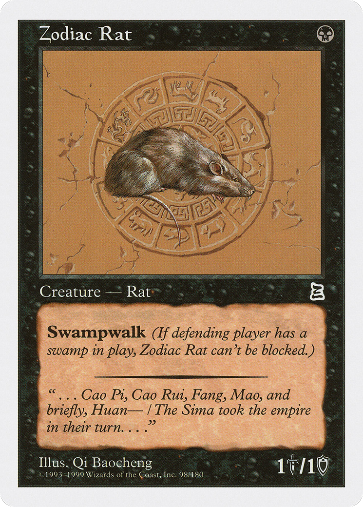 Zodiac Rat (PTK-098)  - Portal Three Kingdoms