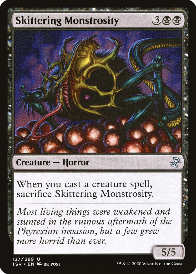 Skittering Monstrosity (TSR-137)  Foil - Time Spiral Remastered