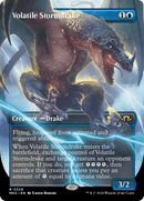Volatile Stormdrake (Borderless) (MH3-329)  - Modern Horizons 3