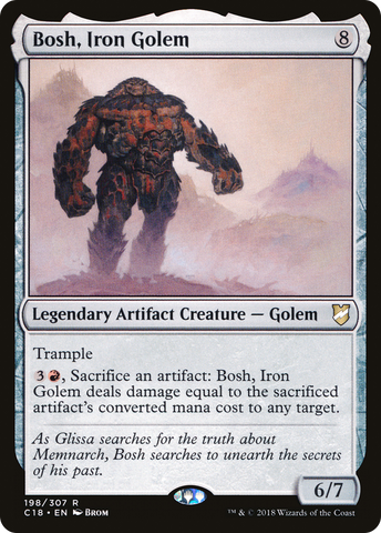 Bosh, Iron Golem (C18-198)  - Commander 2018