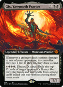 Gix, Yawgmoth Praetor (Extended Art) (BRO-326)  - The Brothers' War: (Extended Art)