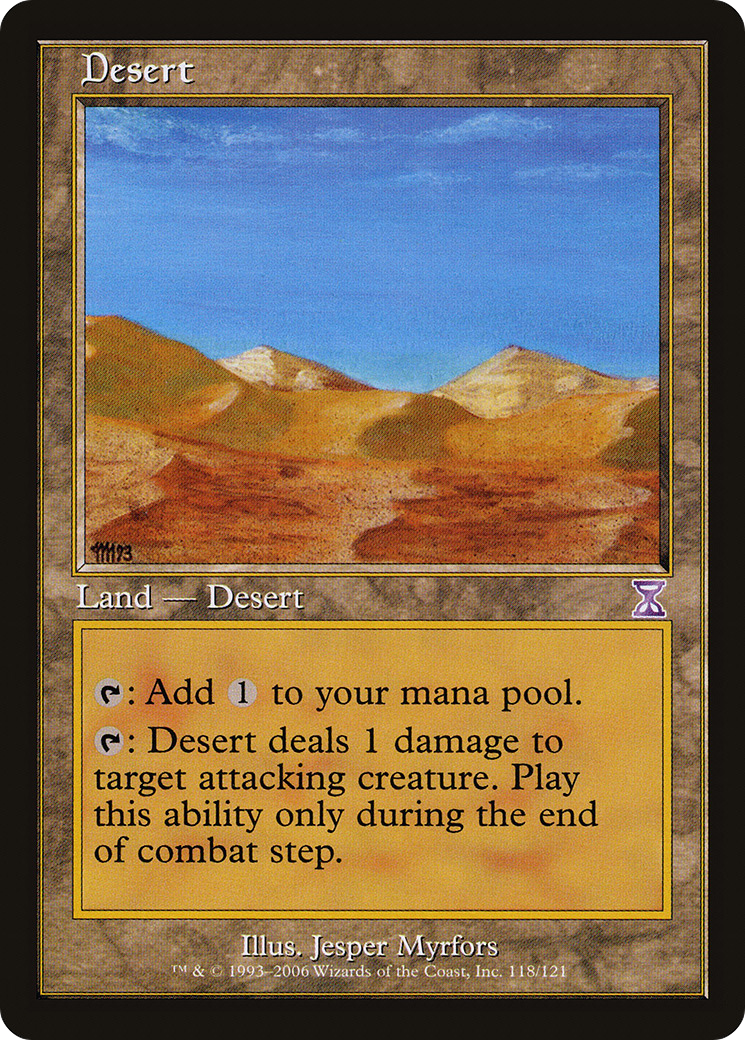 Desert (TSB-118)  - Time Spiral Timeshifted