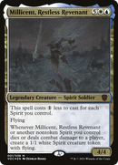 Millicent, Restless Revenant (Display Commander) - Thick Stock (VOC-001) - Crimson Vow Commander Display Commanders Foil