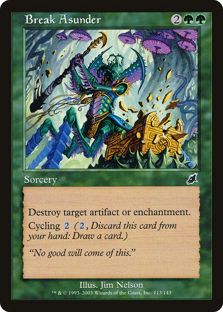 Break Asunder (SCG-113)  Foil - Scourge