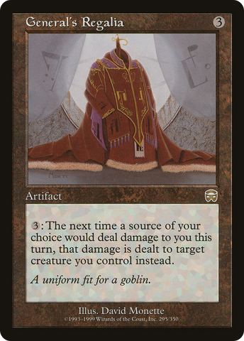 General's Regalia (MMQ-295)  Foil - Mercadian Masques