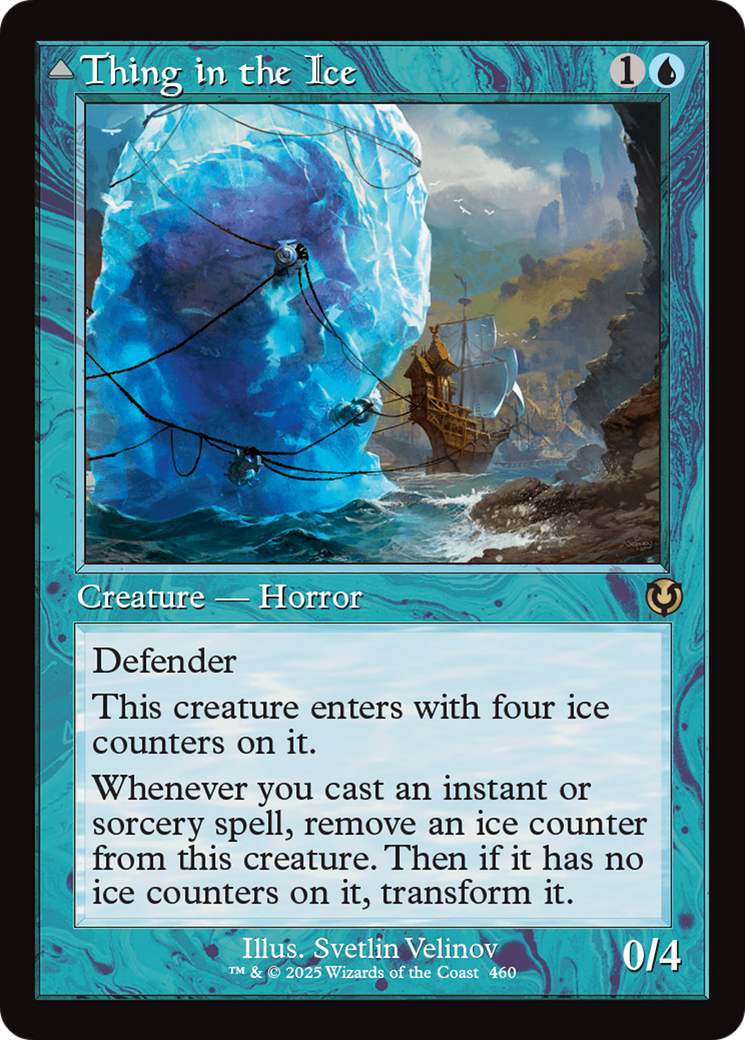 Thing in the Ice (Retro Frame) (INR-460)  - Innistrad Remastered