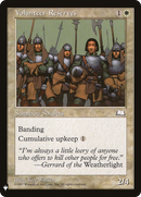 Volunteer Reserves (LIST-WTH-29)  - The List