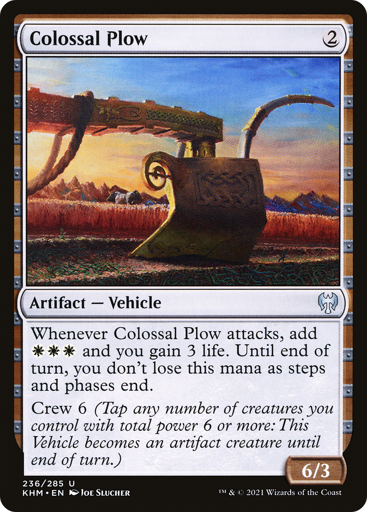 Colossal Plow (KHM-236)  Foil - Kaldheim