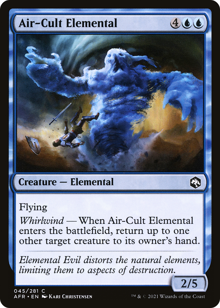 Air-Cult Elemental (AFR-045)  - Adventures in the Forgotten Realms