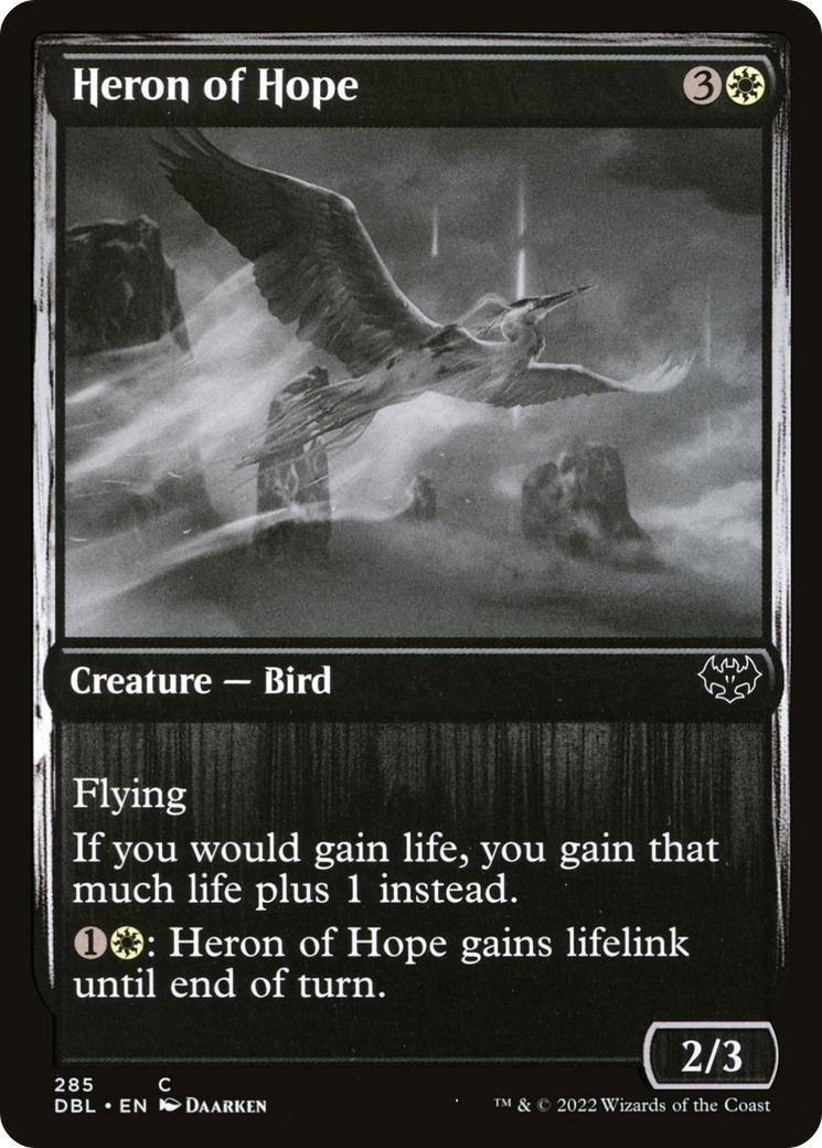 Heron of Hope (DBL-285)  Foil - Innistrad: Double Feature