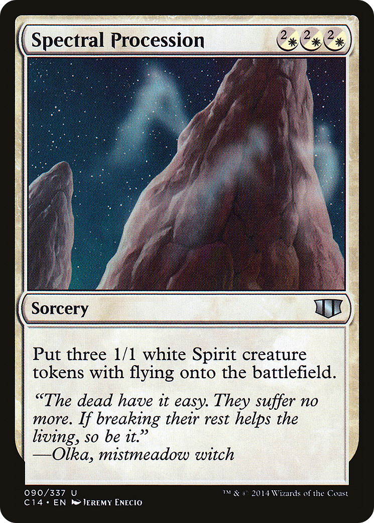Spectral Procession (C14-090)  - Commander 2014