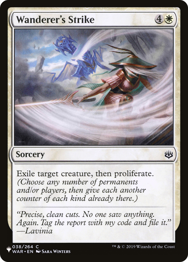 Wanderer's Strike (LIST-WAR-38)  - The List