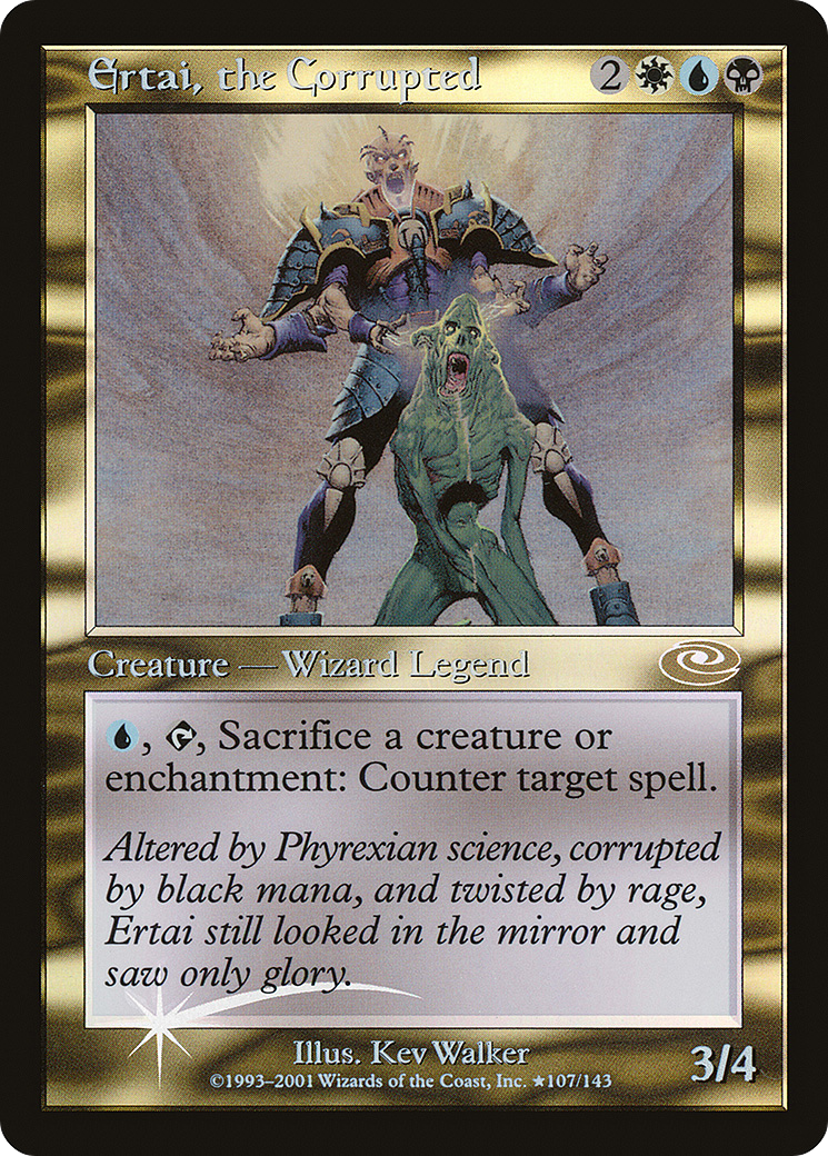 Ertai, the Corrupted (Alt. Art Foil) (PLS-107)  Foil - Planeshift