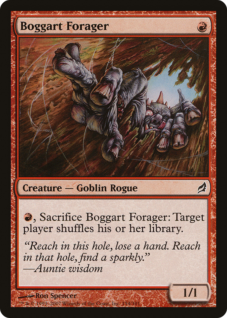 Boggart Forager (LRW-154) - Lorwyn Foil