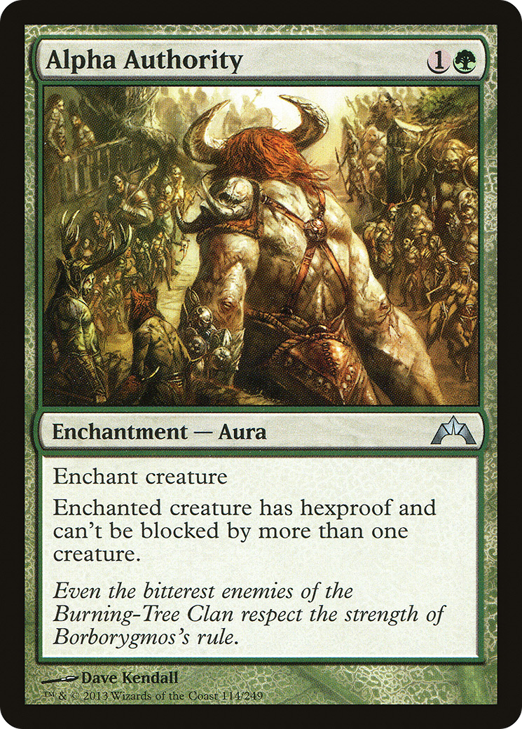 Alpha Authority (GTC-114)  Foil - Gatecrash