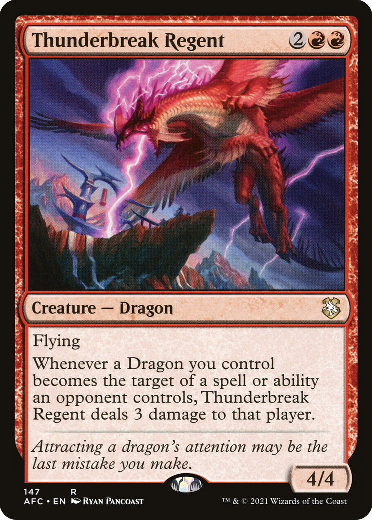 Thunderbreak Regent (AFC-147)  - Forgotten Realms Commander