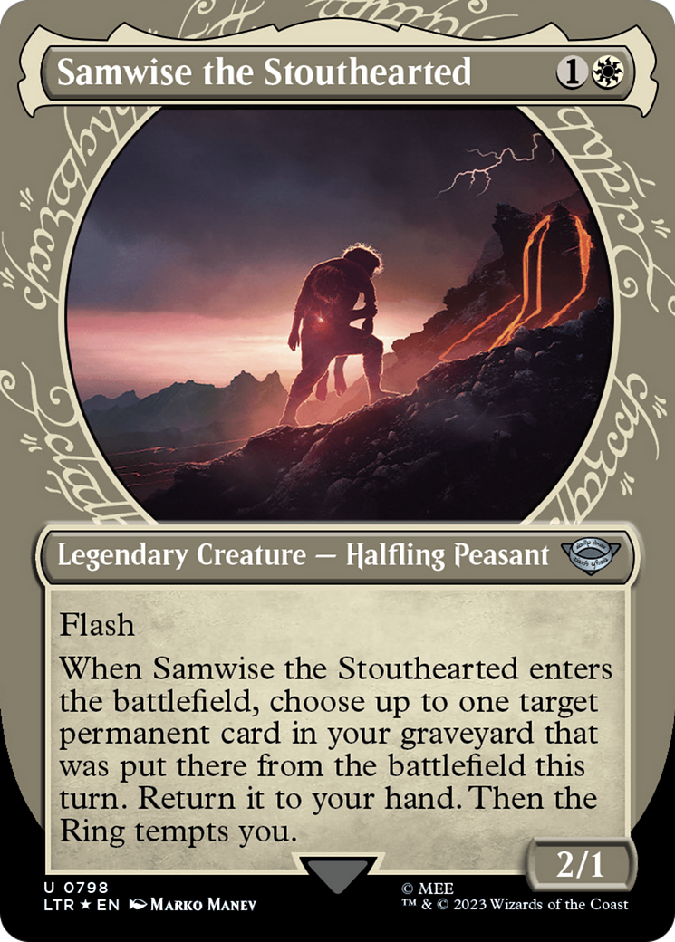 Samwise the Stouthearted (Showcase) (Surge Foil) (LTR-798)  Foil - The Lord of the Rings: Tales of Middle-earth