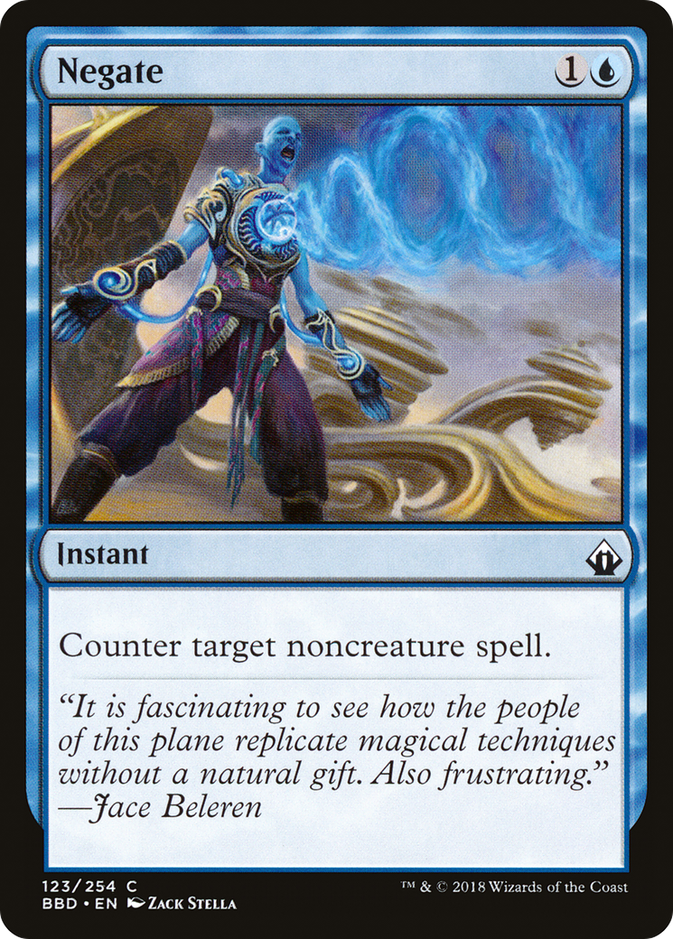 Negate (BBD-123)  Foil - Battlebond