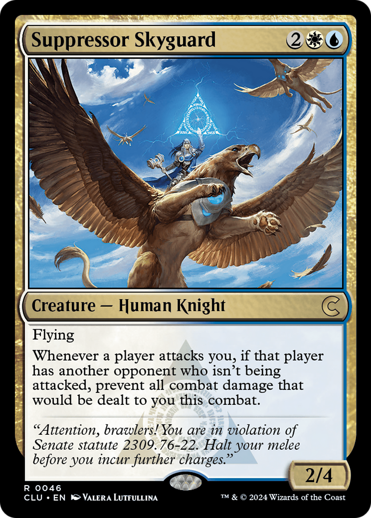 Suppressor Skyguard (CLU-046)  - Ravnica: Clue Edition