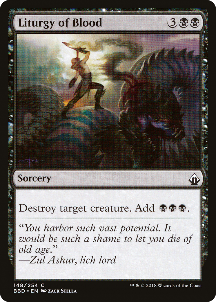 Liturgy of Blood (BBD-148)  - Battlebond