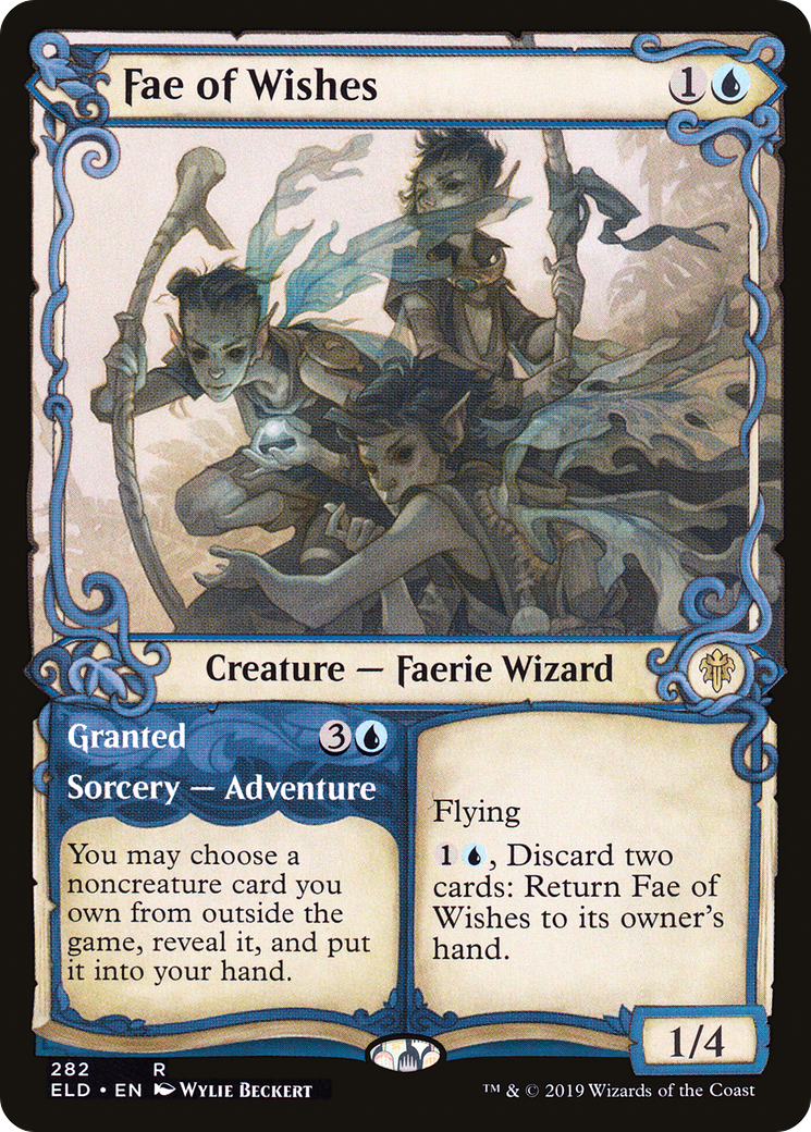 Fae of Wishes (Showcase) (ELD-282)  - Throne of Eldraine: (Showcase)