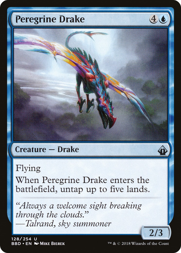 Peregrine Drake (BBD-128)  Foil - Battlebond