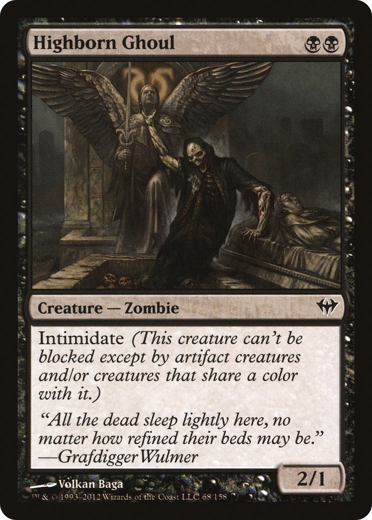 Highborn Ghoul (DKA-068)  Foil - Dark Ascension
