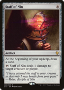 Staff of Nin (C17-224)  - Commander 2017